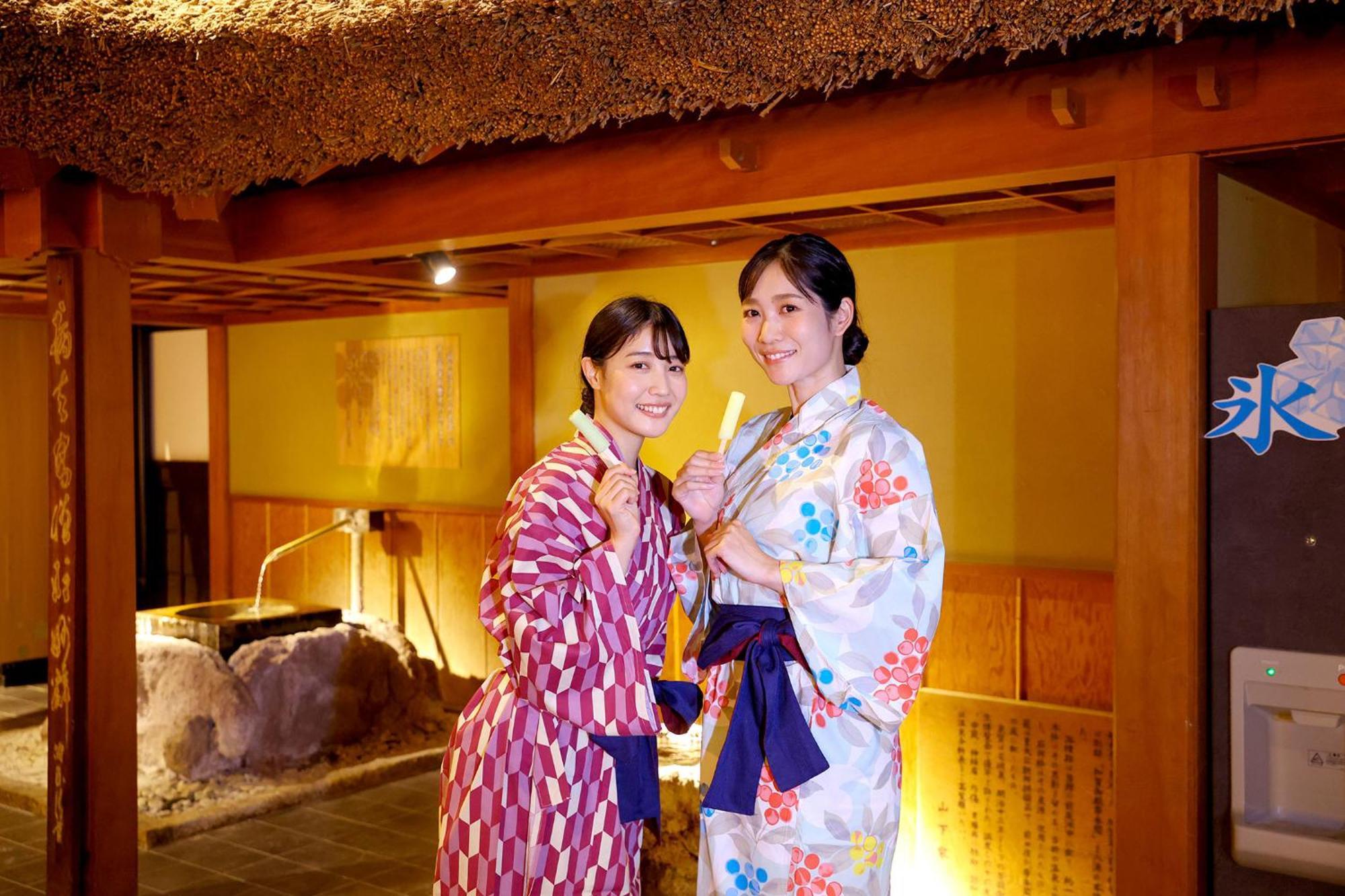 מלון קאגה Ooedo Onsen Monogatari Premium Yamashitaya מראה חיצוני תמונה